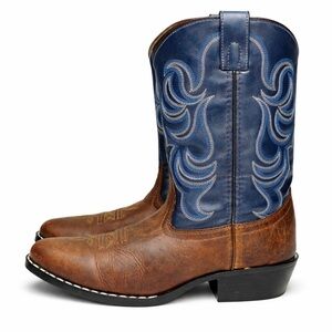 Cody James Brown & Blue Western Cowboy Boots Men’s Size 6D Leather Like New